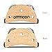 ammoon Elliptical Cajon Box Drum Companion Accessory Foot Jingle Tambourine for Hand Percussion Instruments Burlywood