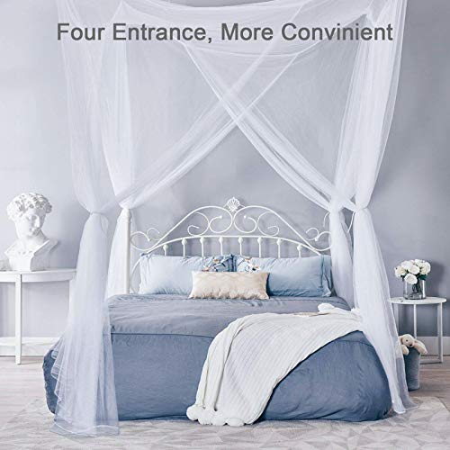 opamoo-Mosquitera-para-cama-doble-con-4-entradas-grande-portatil-con-malla-fina-para-viajes-y-hogar-blanco-190-x-240-x-210-cm