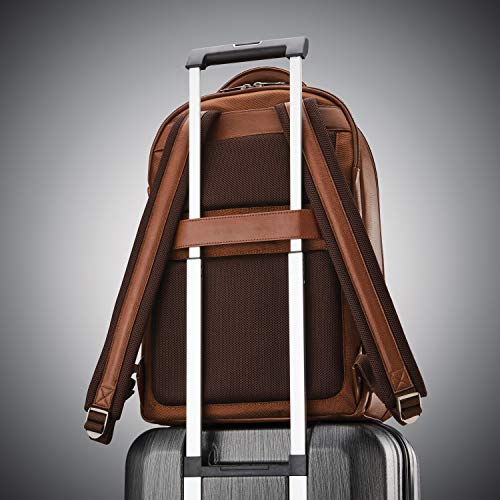 classic leather backpack samsonite