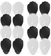 Easy@home 16 2"x3" Reusable Adhesive Electrode TENS Pads for TENS Electronic Pulse Massager in Ha...