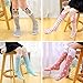 MOLUMIX Girls Socks - Little Girls Long Socks Cartoon Animal Knee High Cotton Stockings