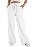 Trendy Queen Womens Wide Leg Sweatpants High