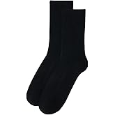 MELUSA Wool Cashmere Socks for Women, Super Soft Warm Cozy Winter Gift Crew Socks