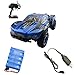 Fistone RC Car Rock Crawler High Speed Racing Cars Buggy 2.4G Remote Control Monster Truck Off-Road Vehicle Hobby Electronic Game Kids Toys Model (Blue)