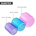 Super Jumbo Self Grip Hair Rollers Set 36 Count Mega Jumbo Large Self Holding Rollers and 12 Duck Teeth Bows Hairdressing Curlers for Women, Men (60 mm, 48 mm, 40 mm, 48 Pieces)