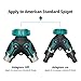 PATHONOR 2 Way Y Hose Connector, All Metal Body Garden Hose Splitter Grip Garden Hose Y Valve Garden Hose Splitter with 3 Adapter 3 Washers for House Lawn Patio Garden Orchard.