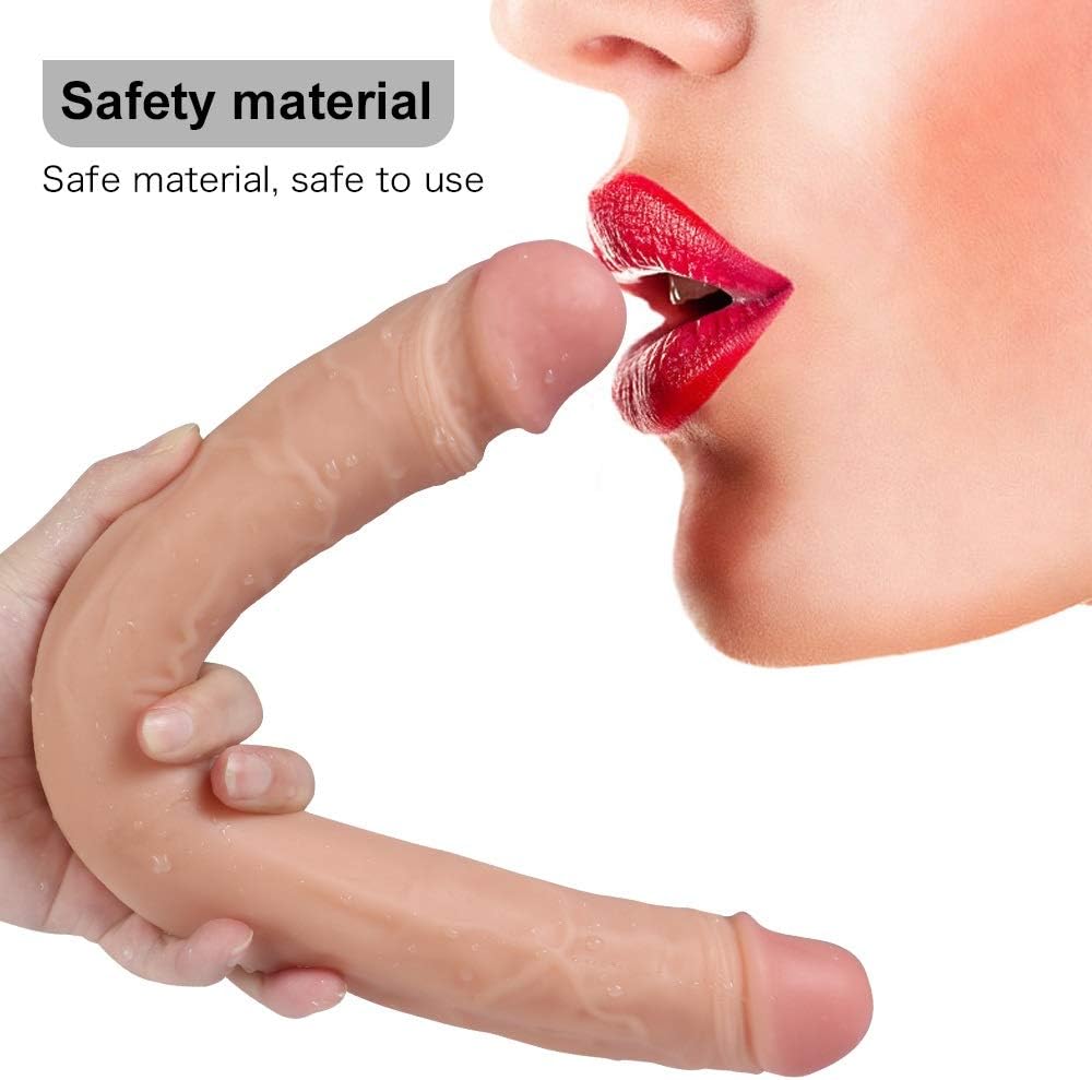 Manigugu Double-Ended Headed Huge Flexible Dual Density Rod for Women Couples Lesbians Manigugu