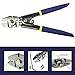 Fishing Crimping Pliers Heavy Duty Stainless Steel Wire Rope Crimping Tool Fishing Tackle Pliers Built-in Wire Cutters Crimp Sleeves, 4 Crmping Size