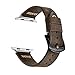 Apple Watch Band 42mm iWatch Band, ERWUBALA Genuine Cowhide Leather Apple Strap, Premium Vintage Replacement Watchband with Steel Clasp Classical Buckle Fits all Apple watch Model Series 3 2 1