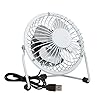 Invero® Mini USB 4-Inch Tilting Desktop Cooling Fan with Metal Shell and Aluminium Blades ideal for Home, Office…