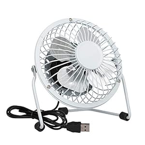 Invero-Mini-USB-4-Inch-Tilting-Desktop-Cooling-Fan-with-Metal-Shell-and-Aluminium-Blades-ideal-for-Home-Office-Laptops-Notebooks-Desktop-PCs-and-more-Simple-Plug-Play-White Invero® Mini USB 4-Inch Tilting Desktop Cooling Fan with Metal Shell and Aluminium Blades ideal for Home, Office…