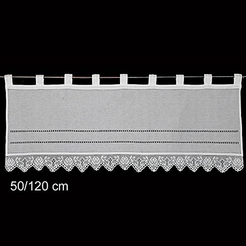 Panneaux Gardine Hossner | 50x120 cm H/B | weiß | 100 % Baumwolle