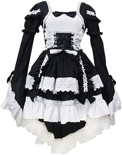 Japanese Traditional Maid Dress Cosplay 