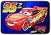 Disney Marvel New Shower Curtain & Hooks & Bath Towel & Memory Foam Mat Set (Cars, 17pcs Set)