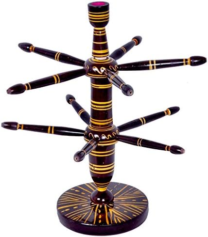 Genius Bird Wooden Revolving Bangle Stand