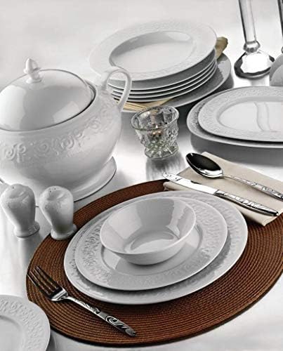 Kutahya Acelya 83 Parca Yemek Takimi Amazon Com Tr