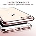 ESR Clear Silicone Case Compatible with iPhone SE 2022, iPhone SE 2020, iPhone 8 and iPhone 7, Clear TPU Case Slim Soft Yellow Resistant, Rose Gold