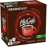 McCafe Premium Decaf Medium Roast Coffee K-Cup Pods, 18 count