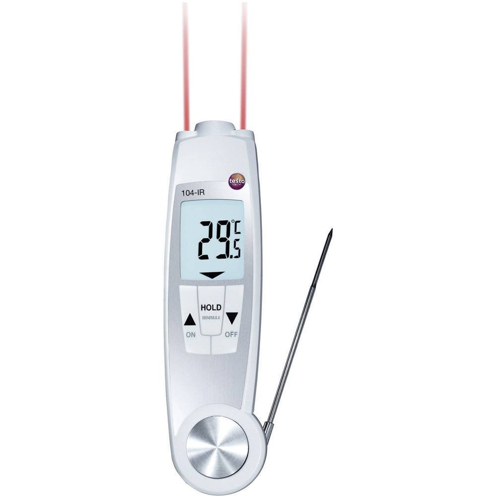 Testo 104-IR Infrared/Penetration Food Thermometer, Waterproof