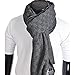 Stylish Unisex Daily Square Pattern Soft Knitted Winter Scarf E5031