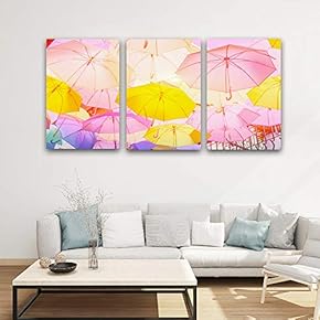wall26 3 Panel Canvas Wall Art Colorful Pictures...