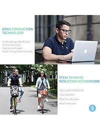Auriculares Bluetooth inalámbricos Stealth auriculares gafas de sol conducción ósea impermeables inteligentes canciones de pesca de 6 colores micrófono teléfono
