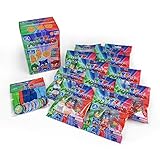 PJ Masks Cookies, Candy, and Toy Birthday Party Supplies for 12 Guests