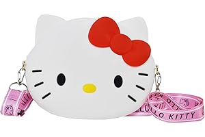ENENSET Kawaii Kitty Bag with Adjustable Shoulder Strap, Zipper Handbag Cute Kitty Coin Wallet Purse Shoulder Bag,