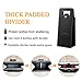 Sunfuny Wine Gift Bags Upscale Resuable Leather Wine Tote Bag,Double Layered Leakproof Protective 2 Bottles Wine/Champagne/Beer Carrier For Picnic,Travel and Holiday