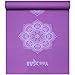 Yes4All Premium PVC Exercise Yoga Mat Printed Design – Printed Yoga Mat Thin Non Slip for Workout, Pilates – Yoga Floor Mat with Design (3mm, Hypnotica Purple)