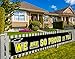 Large We Are So Proud of You Congrats Grad Banner, Class of 2022 Graduation Party Supplies Decorations, Commencements (9.8 x 1.6 feet)