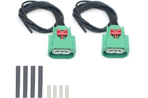 2PCS Headlight Connector Wiring Harness for Chrysler Jeep Headlight Daytime Running Lamp Parking Light H13/9008 68064997AA