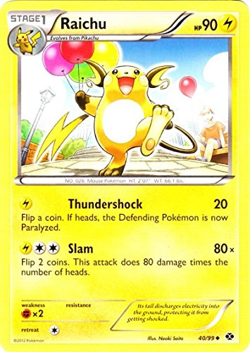 Amazoncom Pokemon Raichu 40 Bw Next Destinies