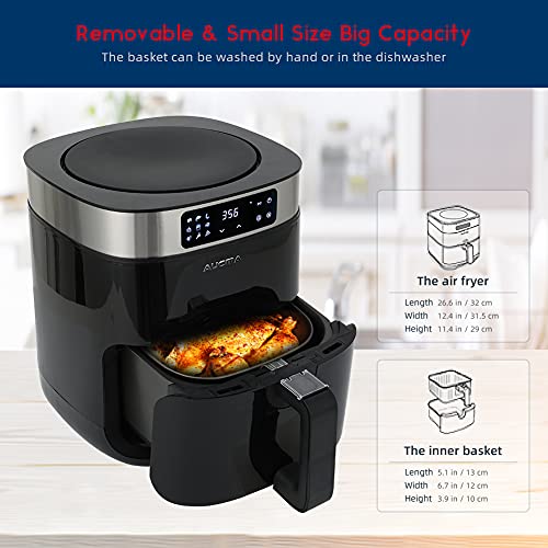 Aucma Air Fryer, 5.8QT Hot Air Fryers Oven, XL Electric Air Fryers Oven