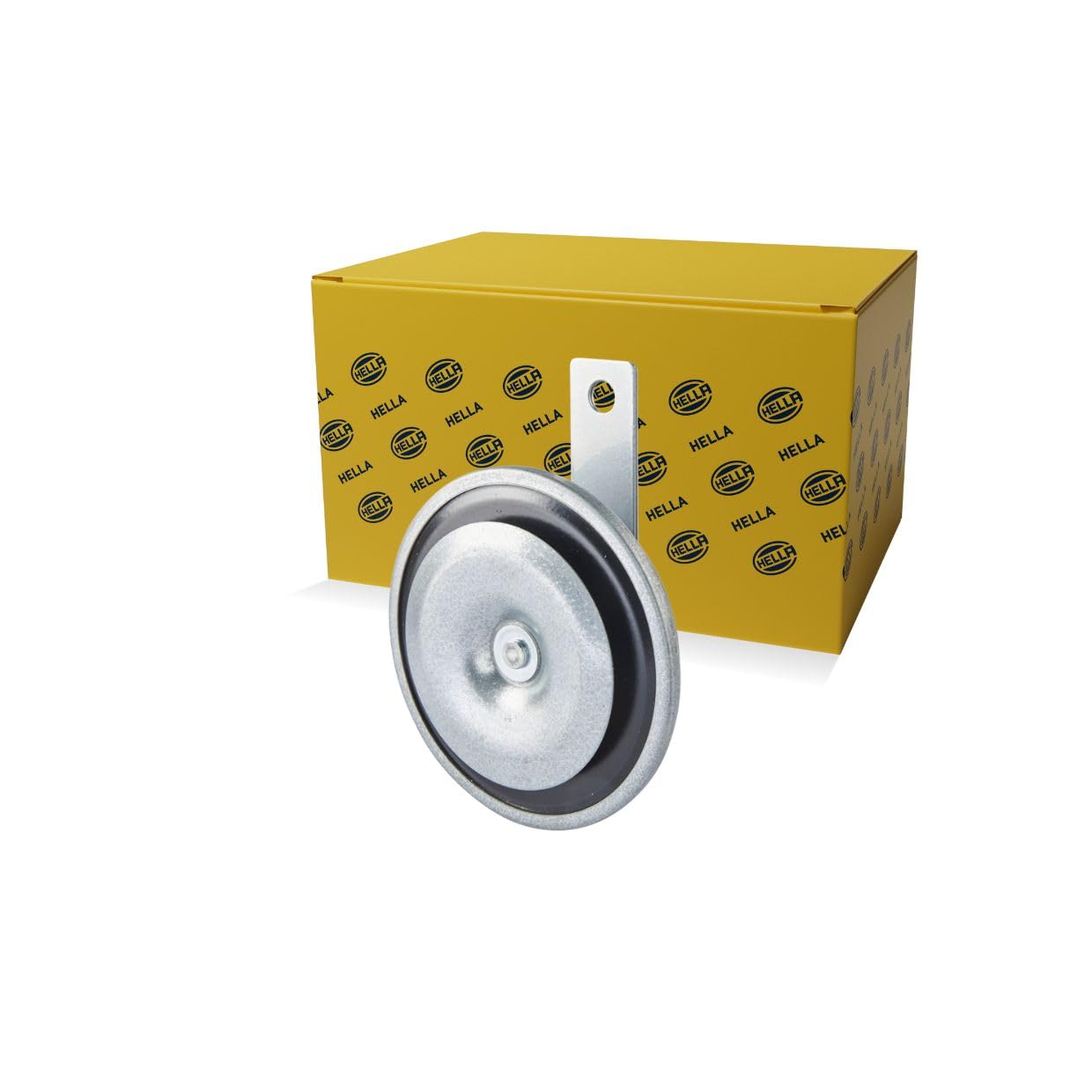 HELLA 3AL 002 952-871 Signal Horn - M26 - 24V - 115dB(A) - Frequency Range: 335Hz - Low Tone - Housing Colour: Grey - Flat Plug-in Connector