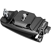 SMALLRIG Camera Clip with Plate, Quick Release System, Max Payload 40kg/88lb, for Sony, for Nikon, for Fujifilm, for DSLR Action Camera, Backpack Strap Clip Kit for Arca-Swiss - 5053