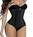 DODOING Hourglass Corset Waist Trainer Long Torso Tummy Fat Burner Body Shaper
