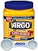 Argo Baking Bundle, 12 oz Baking Powder and 16 oz Corn Starch, 2 of each (Pack of 4) with Argo Measuring Spoon