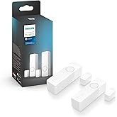 Philips Hue Secure Smart Contact Sensor, White - 2 Pack - Made for Indoor Doors and Windows - Requires Hue Bridge - Works wit