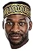 Dupsie's African Black Kufi Hat with Gold Embroidery