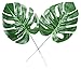 ZXSWEET Fake Faux Artificial Tropical Palm Leaves for Home Kitchen Party Decorations or Handcrafts 18 Counts