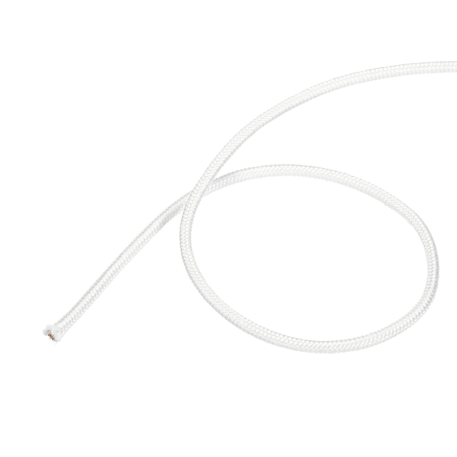 YOKIVE Electronic Wire, 17AWG Insulated Mica Cable, for Connecting Electrical Devices, Great for Metallurgy, Chemical Industry, Home (White, 9.8ft)