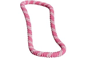 Soft-Covered Fitness Abdominal Workout Hoop – Spring Soft Hula Ring, Polyester & Steel Wire, Two-Tone Textured Surface, Light