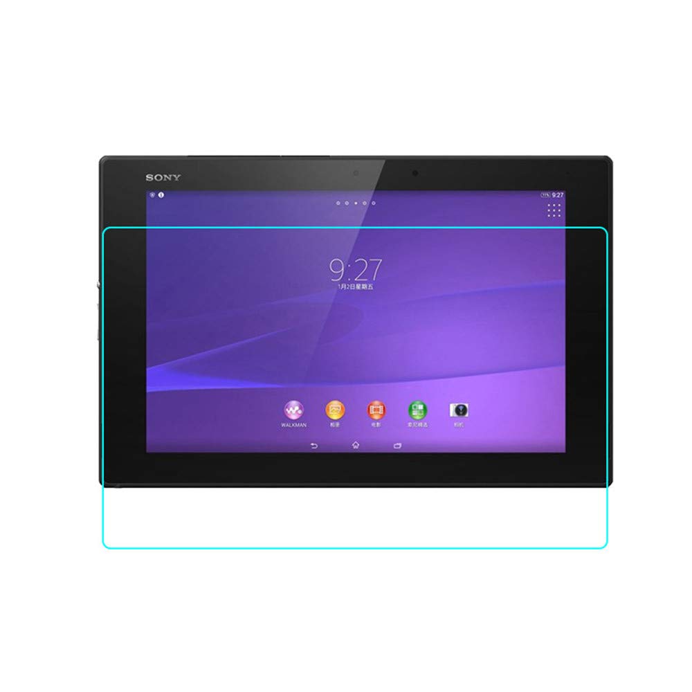 INSOLKIDON 2-Pack Compatible with Sony Xperia Z2 Tablet / Z4 Tablet Tempered Glass Film Full Cover Ultra Clear 3D Premium Screen Protector Protective Glass Sony SGP512 SGP541 (Z4)