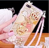 Galaxy S8 Plus Mirror Cover,Galaxy S8 Plus Diamond Case,Luxury Crystal Rhinestone Bling Diamond Mirror Cover Soft TPU Phone Case Cover For Samsung Galaxy S8 Plus