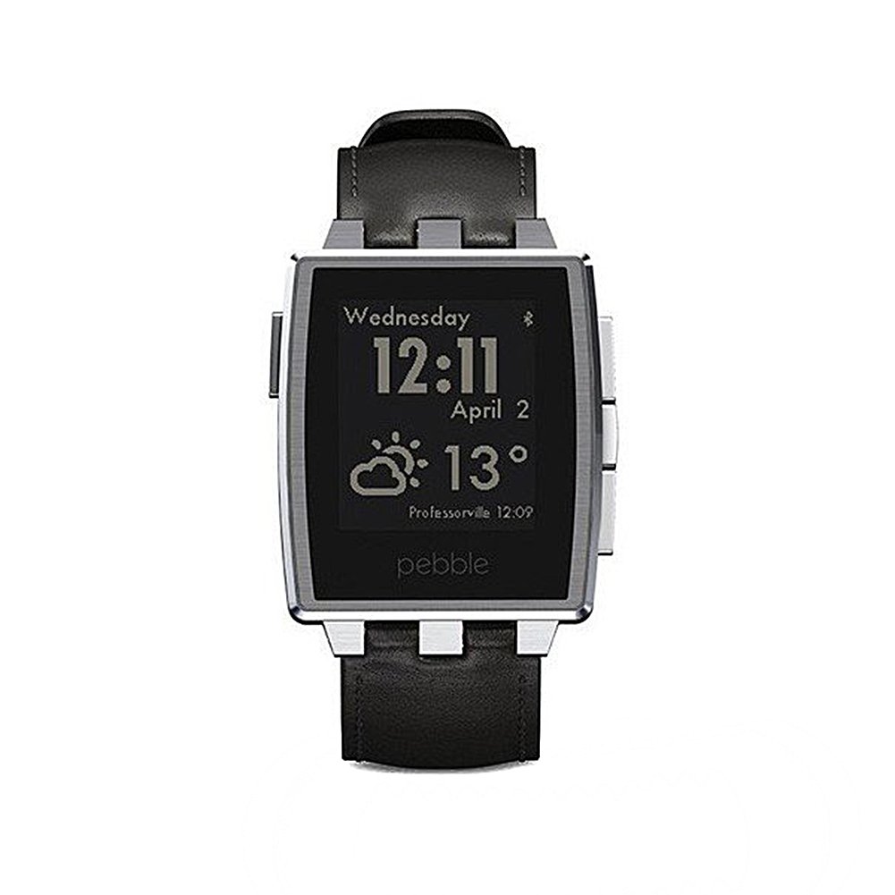 Pebble Steel 22mm - Smartwatch (Bluetooth, ARM Cortex-M3, pantalla 1.26