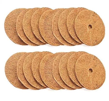 COIR GARDEN Fiber Mat for Plants (6-inch) - Pack of 20 Pieces