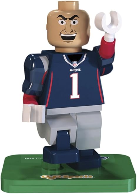 Nfl Gen3 New England Patriots Mascot Limited Edition Minifigures Blue Small Amazon Co Uk Sports Outdoors