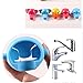 D-FantiX Faucet Extender for Toddlers Kids Babies Bathroom Toys Blue (Cartoon Elephant)