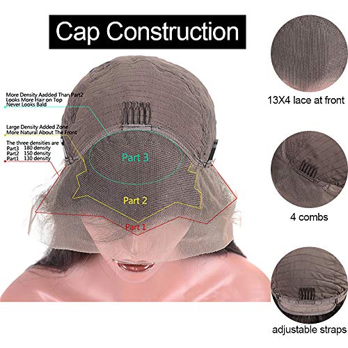 Unprocessed-Human-Hair-Deep-Wave-Wig-Lace-Front-with-Baby-Hair-Pre-Plucked-Natural-Hairline-Wigs-Afro-Kinky-Curly-Lace-Frontal-Glueless-Wigs-for-Women-10A-Virgin-Brazilian-Hair-Water-Wave-Wet-Wavy-Wig